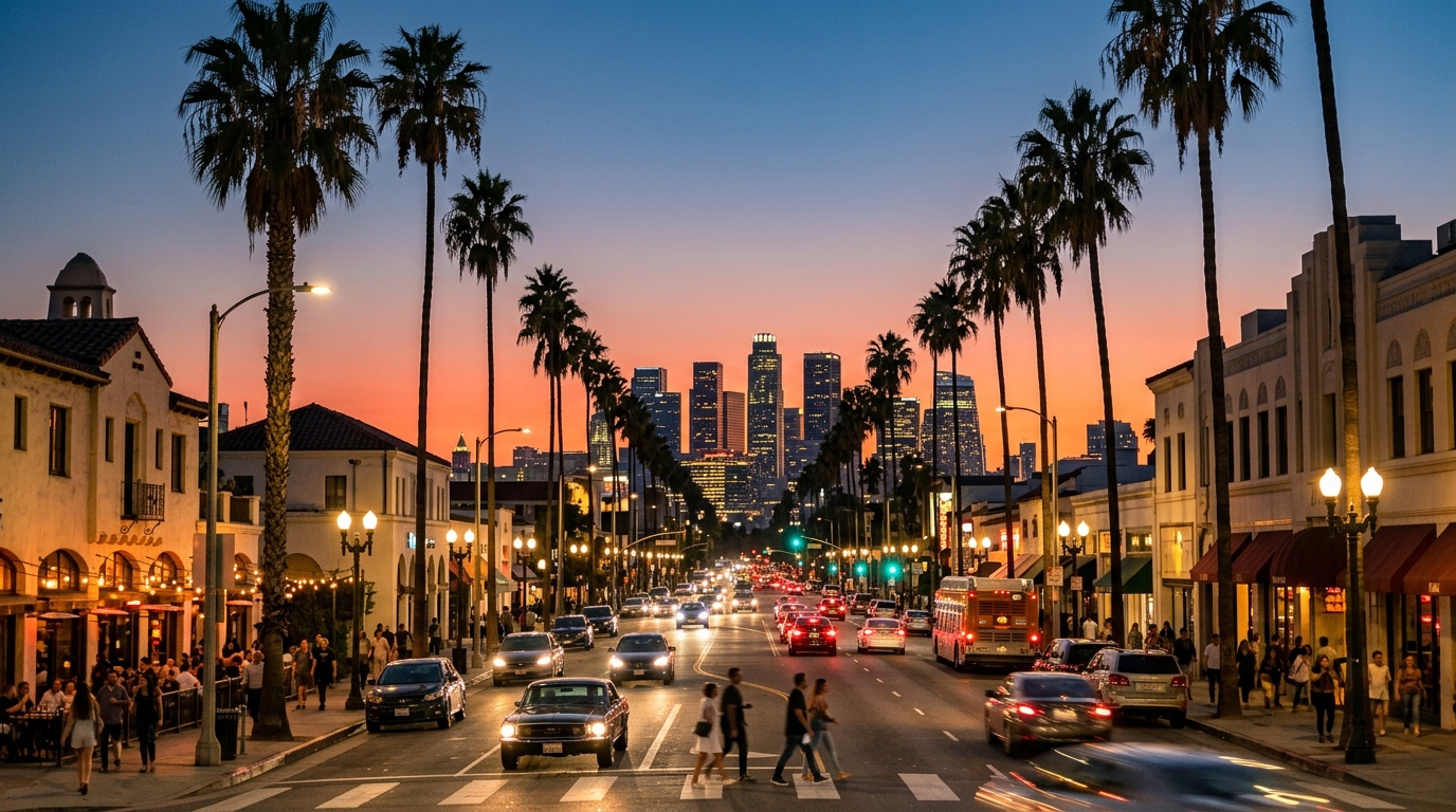 Things to do in Los Angeles in September 2026 at sunset